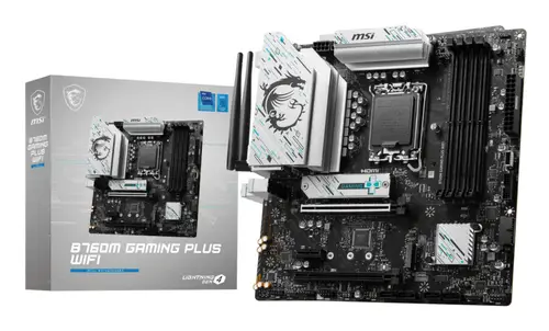 B760M GAMING PLUS WIFI placa base Intel B760 LGA 1700 micro ATX - Imagen 1