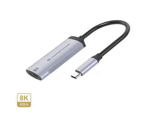 ABBY23G Adaptador gráfico USB 7680 x 4320 Pixeles Plata - Imagen 4