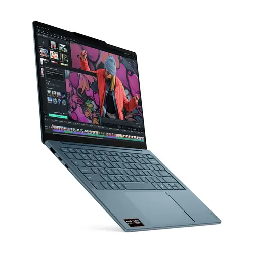 Yoga Slim 7 14AKP10 Copilot+ PC AMD Ryzen AI 7 350 Portátil 35,6 cm (14") WUXGA 32 GB LPDDR5-SDRAM 1 TB SSD Wi-Fi 7 (802.11be) Windows 11 Home Español Verde azulado - Imagen 3