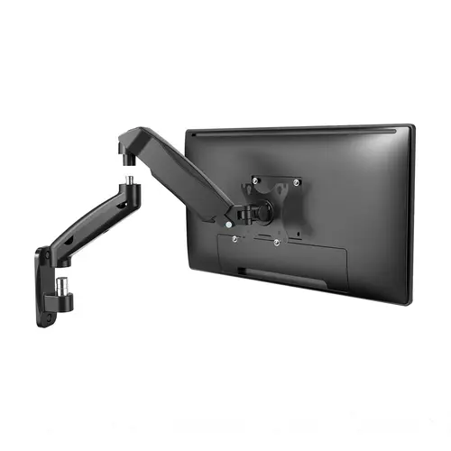 Soporte De Pared Pro Contrapeso Giratorio E Inclinable Para Monitor/tv 9kg (3 Pivotes, 1 Brazo) De 17-32, Negro - Imagen 3
