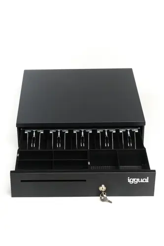Cajón Portamonedas IRON-35 42cm 5+6 negro - Imagen 4