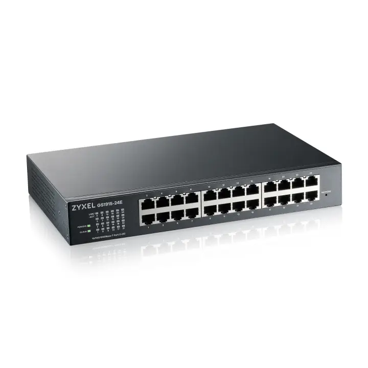 GS1915-24E Gestionado L2 Gigabit Ethernet (10/100/1000) 1U Negro
