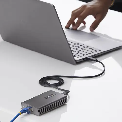 Adaptador de Red USB4 a Ethernet - 10GbE - Adaptador Externo Ethernet RJ45 - Compatible con Thunderbolt - 10GBASE-T/5G/2,5G - Windows o Mac - Adaptador de Red Externo - TAA - Imagen 5