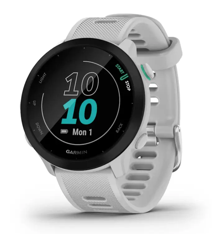 Forerunner 55 2,64 cm (1.04") MIP 42 mm Digital 208 x 208 Pixeles Blanco GPS (satélite)