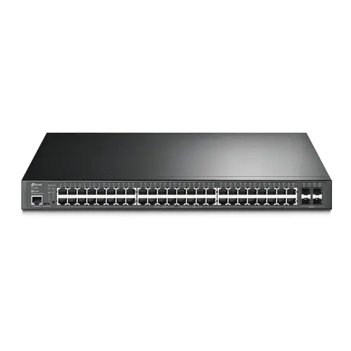 JetStream TL-SG3452P switch Gestionado L2/L3 Gigabit Ethernet (10/100/1000) Energía sobre Ethernet (PoE) 1U Negro - Imagen 1