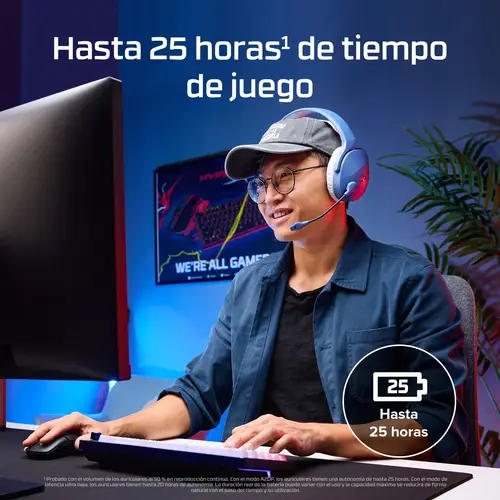 HyperX Auriculares gaming inalámbricos HyperX Cloud Jet de color negro - Imagen 2