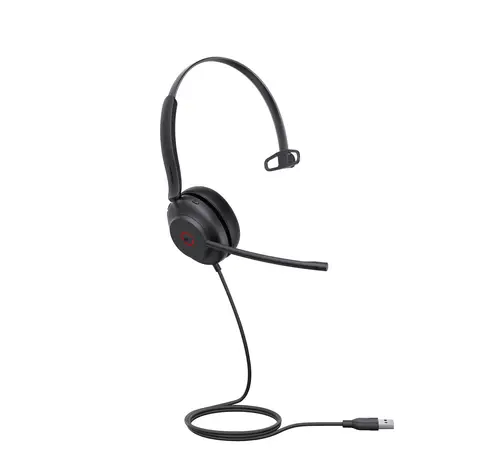 UH35 Mono Teams Auriculares Alámbrico Diadema Oficina/Centro de llamadas USB tipo A Negro - Imagen 2