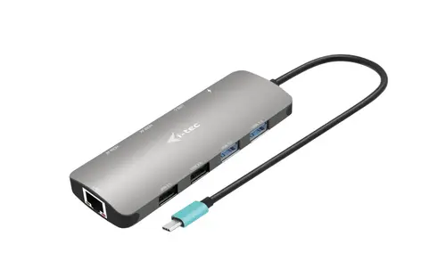 USB-C Metal Nano 2x Display Docking Station + Power Delivery 100 W - Imagen 1