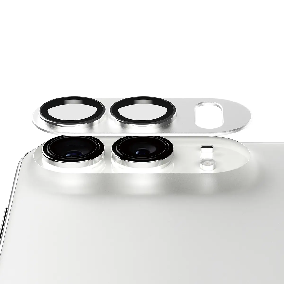 ® Fender Camera Lens Protector Silver iPhone Duo Protector de pa..