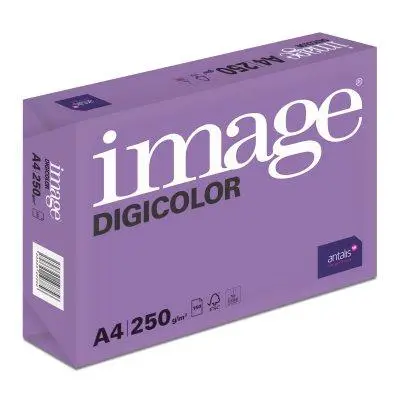 IMAGE PAPEL DIN A4 DIGICOLOR 250GR PAQUETE DE 250 HOJAS UNITARIO