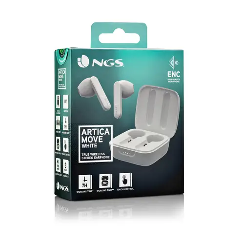 ARTICA MOVE Auriculares Inalámbrico Dentro de oído Llamadas/Música Bluetooth Blanco - Imagen 8