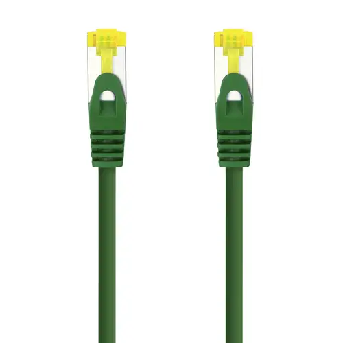 Cable de red latiguillo RJ45 LSZH Cat.6A SFTP AWG26, Verde, 1.0 m - Imagen 2