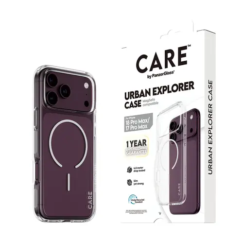 CARE by ® Urban Explorer Case Transparent w. White Magsafe iPhone 18 Pro Max | 17 Pro Max funda para teléfono móvil Transparente - Imagen 6