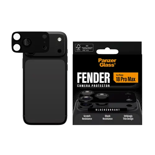 ® Fender Camera Lens Protector Blackcurrant iPhone 18 Pro Max Protector de pantalla 1 pieza(s) - Imagen 11