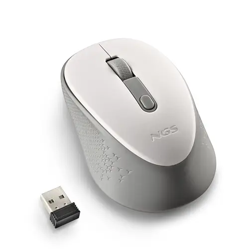 DEW ratón Oficina Ambidextro RF inalámbrico Óptico 1600 DPI - Imagen 2