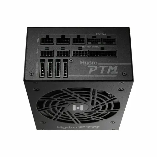 Hydro PTM PRO 1350W ATX3.0(12V-2x6) unidad de fuente de alimentación 20+4 pin ATX ATX Negro - Imagen 5