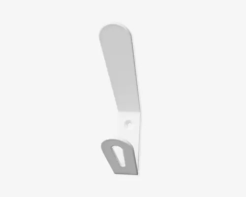PERCHERO PARED EC/02 1 COLGADOR BLANCO