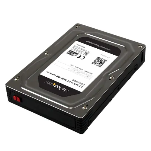 Adaptador Caja para Discos Duros o SSD de 2,5" a 3,5" SATA - Convertidor para Disco Duro Externo para Unidades de hasta 12,5mm de Altura - Imagen 1