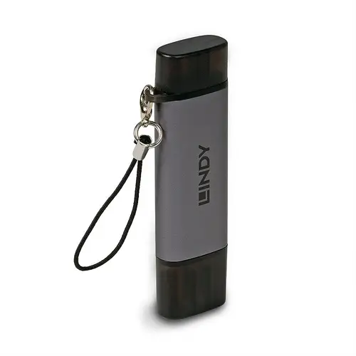 43335 lector de tarjeta USB 3.2 Gen 1 (3.1 Gen 1) Type-A/Type-C Negro, Gris - Imagen 1