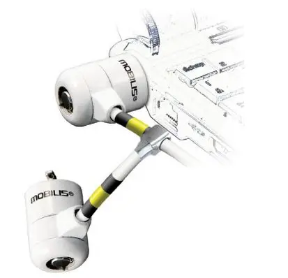 001223 cable antirrobo Blanco 1,8 m