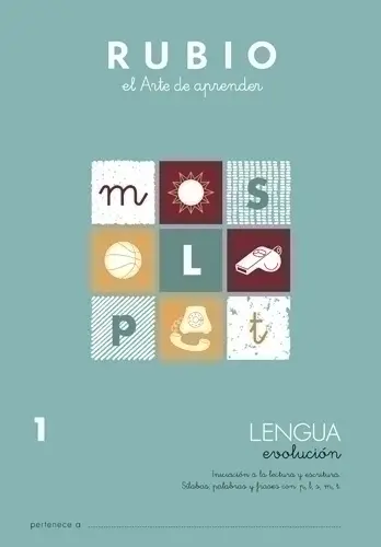 CUADERNO RUBIO A4 LENGUA EVOLUCION 1 - Pack de 10 unidades