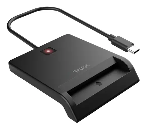 26253 lector de tarjeta inteligente Interior USB Tipo C Negro - Imagen 1