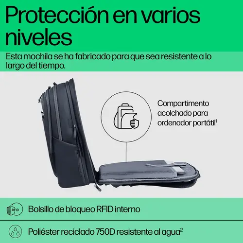 Mochila para portátil de 17 pulgadas Travel Plus 30L - Imagen 7