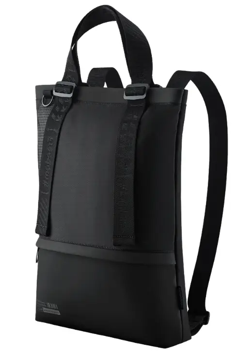 Vivobook 3-in-1 Bag mochila Mochila de senderismo Negro Cuero, Poliéster