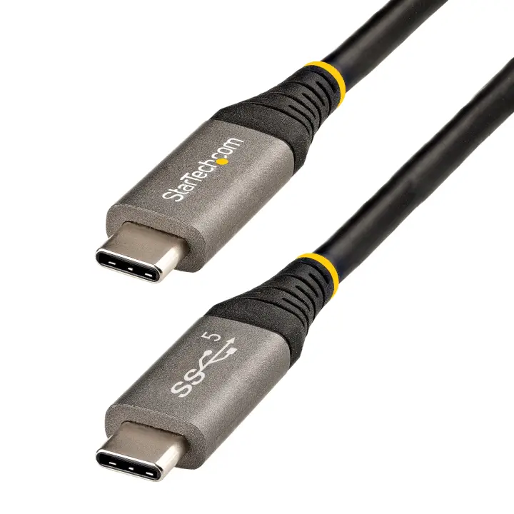 Cable USB-C de 2m - USB 5 Gbps - Entrega de Alimentación de 100W (5A) - Modo Alt. de DP 4K 60Hz - Cubierta de TPE - Compatible con Thunderbolt