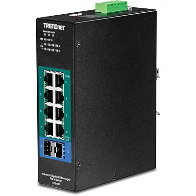 TI-PG102I switch Gestionado L2 Gigabit Ethernet (10/100/1000) Energía sobre Ethernet (PoE) Negro