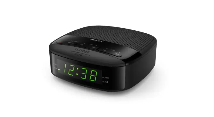 TAR3205/12 radio Reloj Digital Negro - Imagen 5