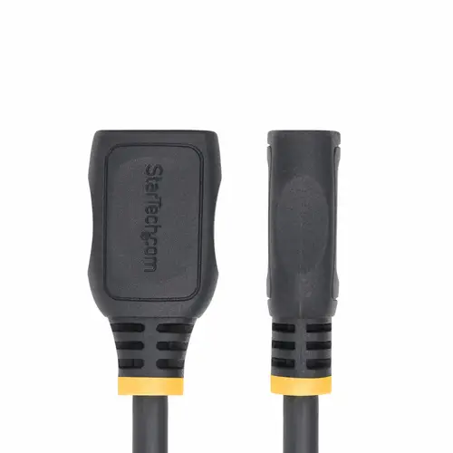 Cable HDMI 2.0 de Extensión Alargador de 18in (0,5m) - Cable HDMI de Alta Velocidad Ahorrador de Puertos - 4K 60Hz - Cable Extensor HDMI Macho a Hembra - Imagen 3