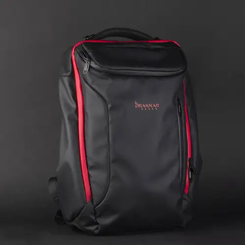 Drakkar KX DK RAGNARR 17' GAMING BACKPAC 43,2 cm (17") Mochila Negro, Rojo - Imagen 9