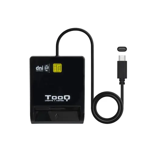 Lector de Tarjetas Inteligentes DNIe SIM USB-C, Negro - Imagen 3