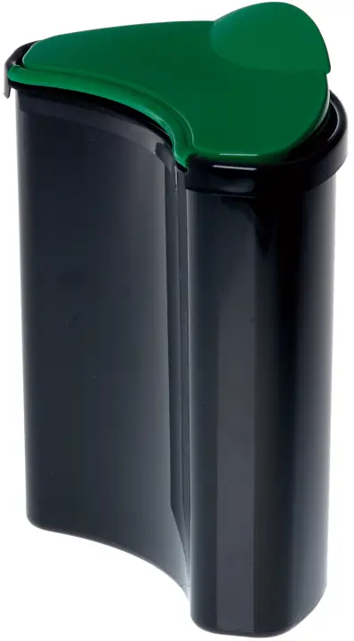 2000S VE cubo de basura Polipropileno (PP) Negro, Verde