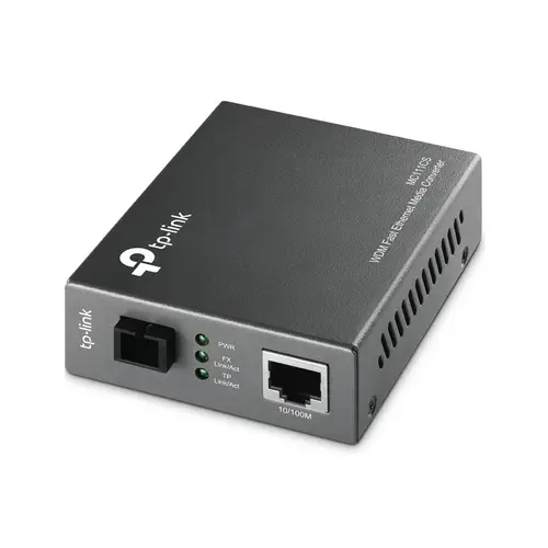 MC111CS convertidor de medio 1000 Mbit/s 1550 nm Monomodo Negro - Imagen 1