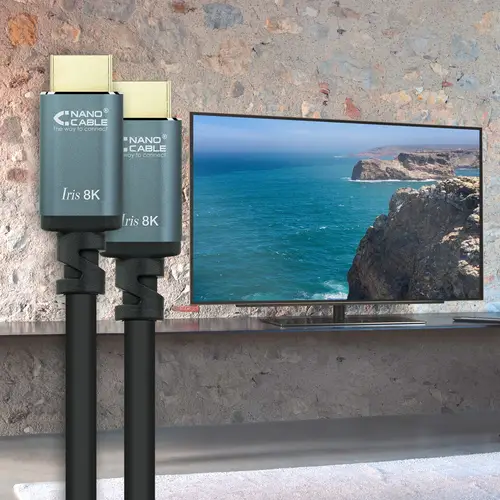 Cable HDMI 2.1 IRIS 8K A/M-A/M, Negro, 2 Metros - Imagen 5