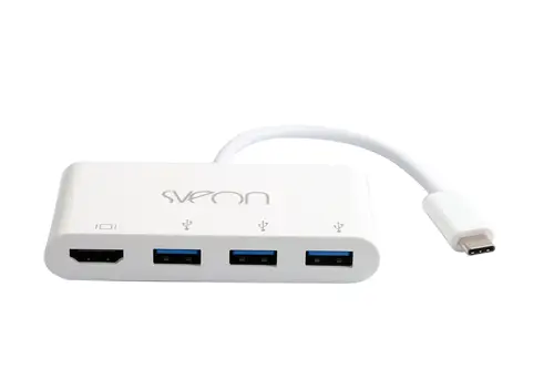 SCT502 base para portátil y replicador de puertos USB 3.2 Gen 1 (3.1 Gen 1) Type-C Blanco - Imagen 2