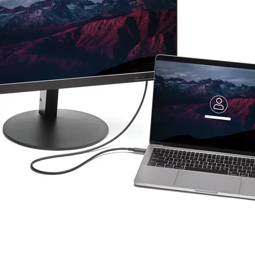 Cable de 1m USB-C a Mini DisplayPort - 4K 60Hz - Negro - Adaptador USB 3.1 Tipo C a mDP - Imagen 2