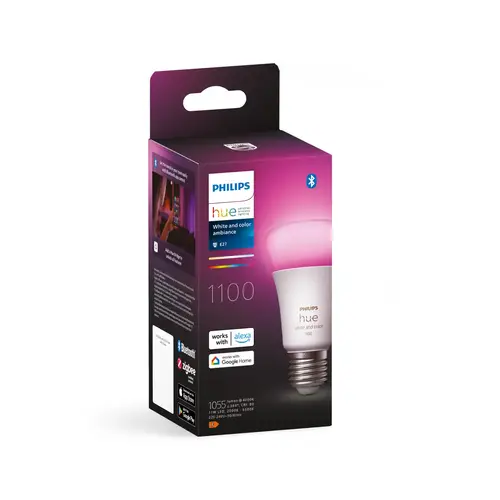 Hue White and Color ambiance Bombilla inteligente A60 - E27 - 1100 - Imagen 3