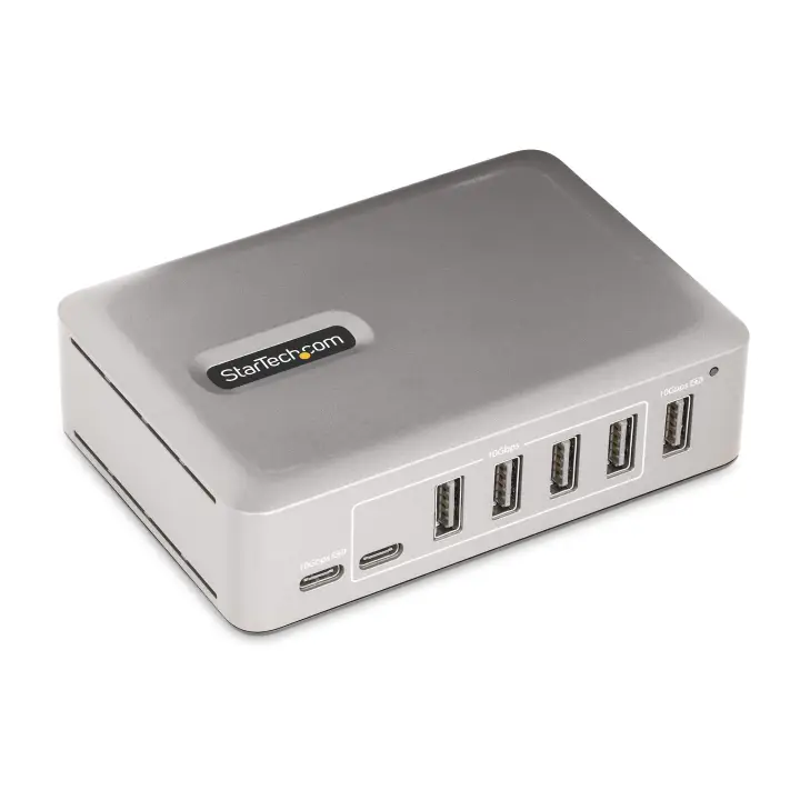 10G5A2CS-USB-C-HUB hub de interfaz USB 3.2 Gen 2 (3.1 Gen 2) Type-C 10000 Mbit/s Plata