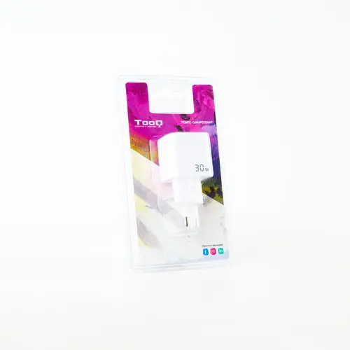 Cargador de Pared GAN USB-C/PD 30W, Blanco - Imagen 6