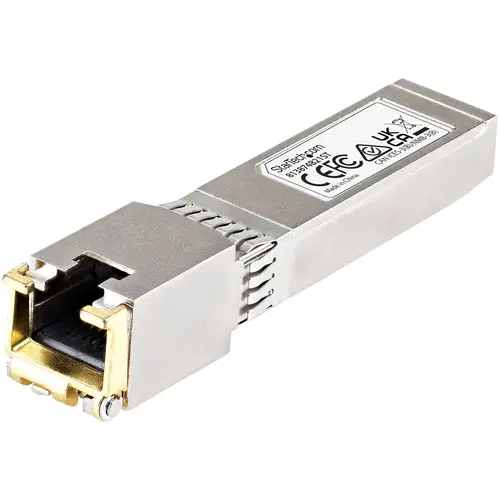 Módulo Transceptor SFP+ Compatible con HPE 813874-B21 - 10GBASE-T - SFP a RJ45 Cat6 / Cat5e - SFP+ Ethernet Gigabit de 10Gb - RJ45 - 30m - HPE BladeSystem, c-Class - Imagen 1