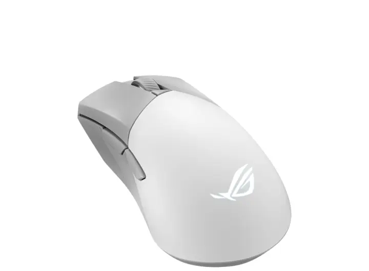 ROG Gladius III Wireless Aimpoint White ratón Juego mano derecha RF Wireless + Bluetooth + USB Type-A Óptico 36000 DPI
