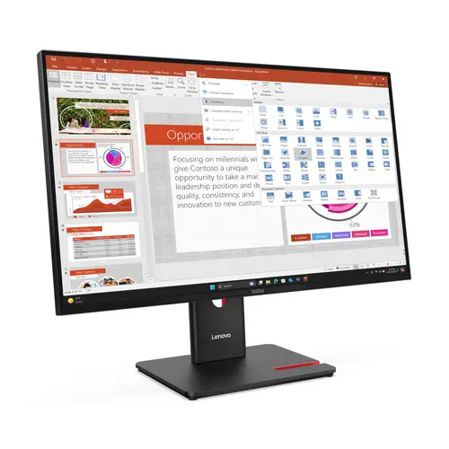 ThinkVision T27-40 LED display 68,6 cm (27") 1920 x 1080 Pixeles Full HD Negro - Imagen 4