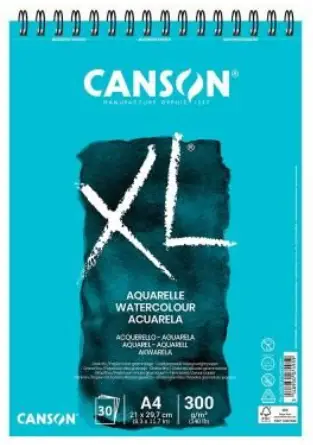XL Watercolour Bloc de hojas de papel para bellas artes 30 hojas
