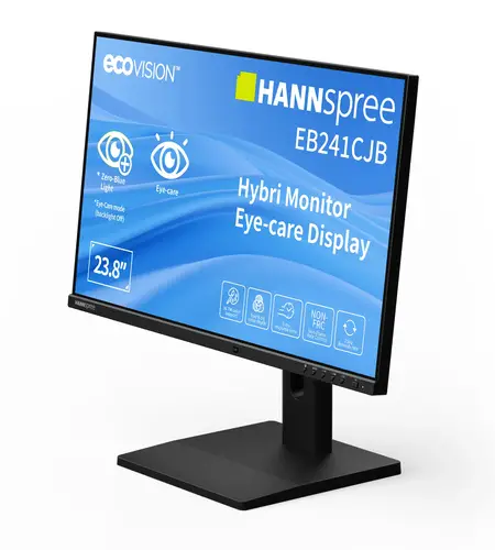 Hybri Monitor EB241CJB pantalla para PC 60,5 cm (23.8") 1920 x 1080 Pixeles Full HD LCD Negro - Imagen 2