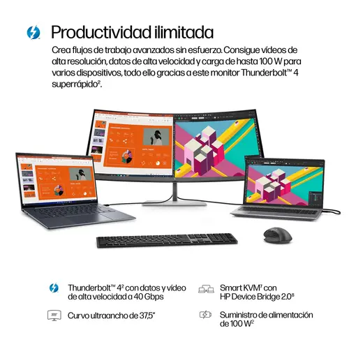 Series 7 Pro Monitor WQHD+ Thunderbolt 4 Pro de la serie 7 de 37,5 pulgadas: 738pu - Imagen 9