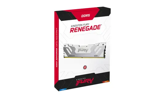 FURY 48GB 8400MT/s DDR5 CL40 CUDIMM (Kit of 2) Renegade White XMP - Imagen 5