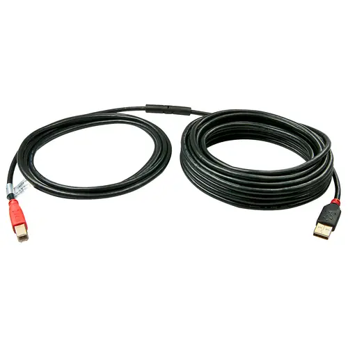 42762 cable USB USB 2.0 15 m USB A USB B Negro, Rojo - Imagen 2